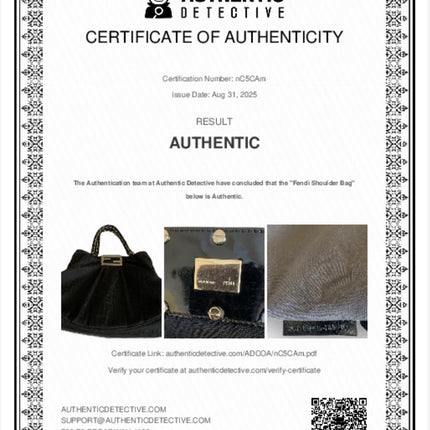 Fendi Mia Zucca Shoulder Bag