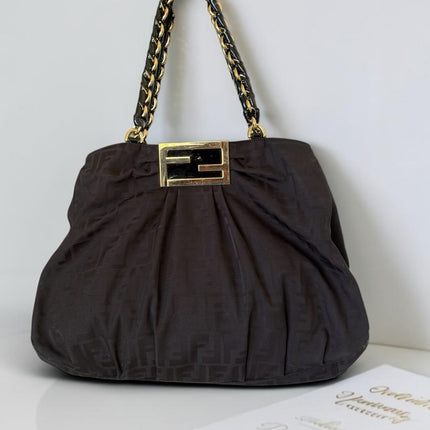 Fendi Mia Zucca Shoulder Bag