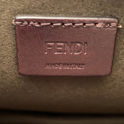 Fendi Karligraphy Red Patent Leather Crossbody Bag