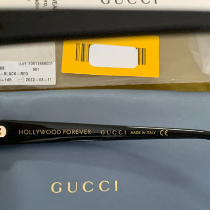 Gucci 52MM Special Edition Hollywood Forever GG1095S New Cat Eye Sunglasses