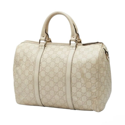 Gucci Medium Guccissima Cream Color Boston Bag