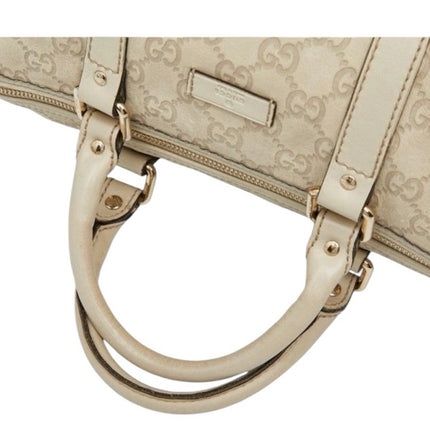 Gucci Medium Guccissima Cream Color Boston Bag