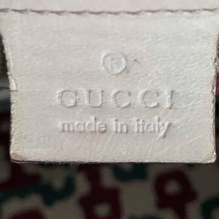 Gucci Medium Guccissima Cream Color Boston Bag