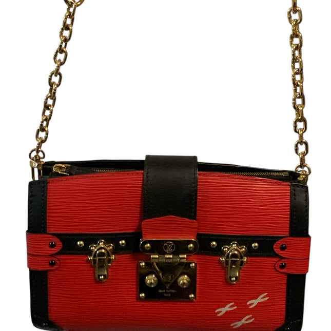 Louis Vuitton Epi Leather Trunk Clutch Shoulder Bag