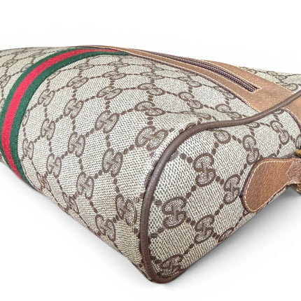 Gucci Vintage GG Supreme Ophidia Web Shoulder Bag