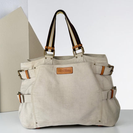 Louis Vuitton Limited Edition Yellow Globe Shopper GM Canvas Tote