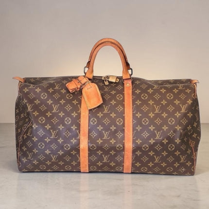 Louis Vuitton Vintage Keepall 55 Monogram Travel Bag
