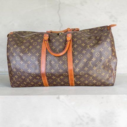 Louis Vuitton Vintage Keepall 55 Monogram Travel Bag