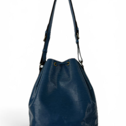 Louis Vuitton Blue Epi Leather Noé GM Bucket Bag