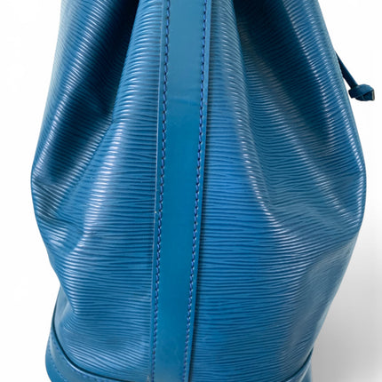 Louis Vuitton Blue Epi Leather Noé GM Bucket Bag