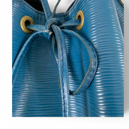 Louis Vuitton Blue Epi Leather Noé GM Bucket Bag