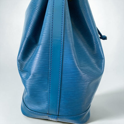 Louis Vuitton Blue Epi Leather Noé GM Bucket Bag