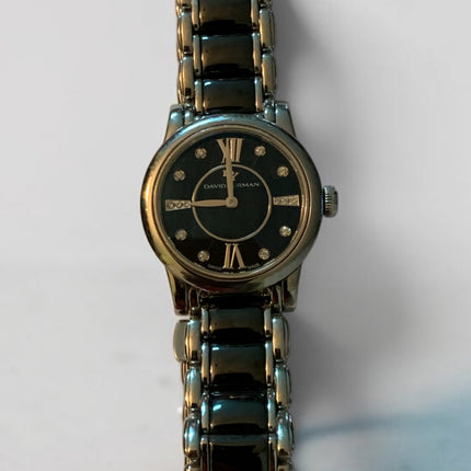 David Yurman Classic Stainless Steel Ceramic & Diamond Watch