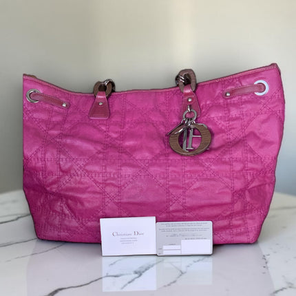 Christian Dior Cannage Panarea Shoulder Bag