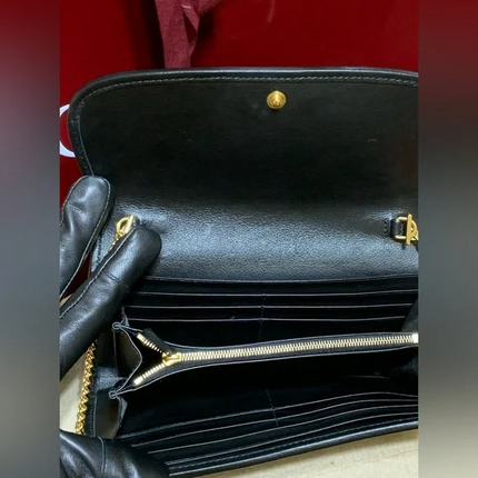 Gucci Blondie Chain-Link Wallet on Chain Crossbody