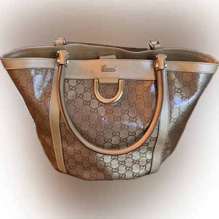 Gucci Crystal GG Monogram Tote Bag