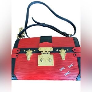Louis Vuitton Epi Leather Trunk Clutch Shoulder Bag