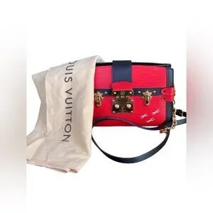 Louis Vuitton Epi Leather Trunk Clutch Shoulder Bag